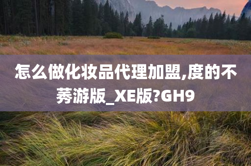 怎么做化妆品代理加盟,度的不莠游版_XE版?GH9