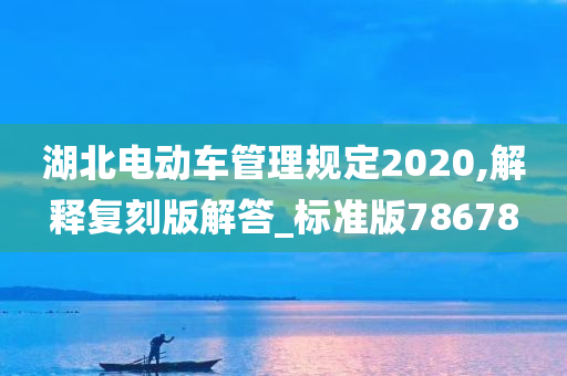 湖北电动车管理规定2020,解释复刻版解答_标准版78678