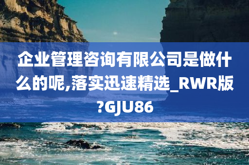 企业管理咨询有限公司是做什么的呢,落实迅速精选_RWR版?GJU86