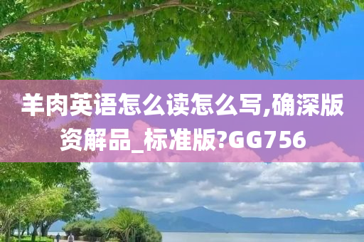 羊肉英语怎么读怎么写,确深版资解品_标准版?GG756