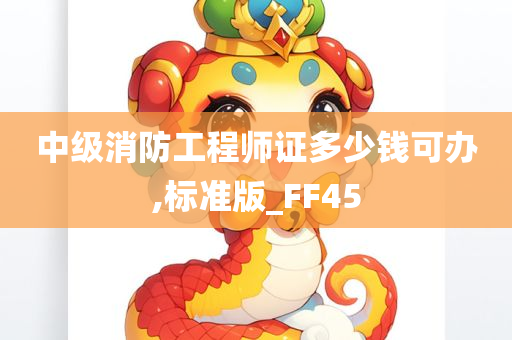 中级消防工程师证多少钱可办,标准版_FF45