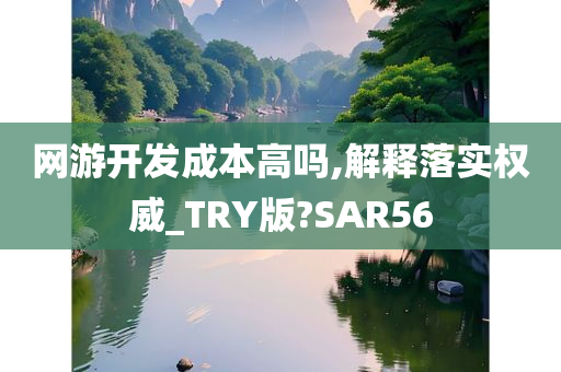 网游开发成本高吗,解释落实权威_TRY版?SAR56