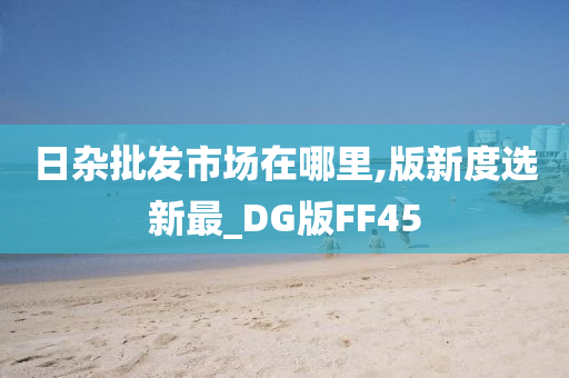 日杂批发市场在哪里,版新度选新最_DG版FF45