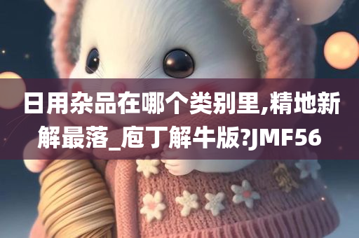 日用杂品在哪个类别里,精地新解最落_庖丁解牛版?JMF56