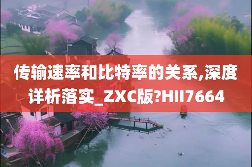 传输速率和比特率的关系,深度详析落实_ZXC版?HII7664