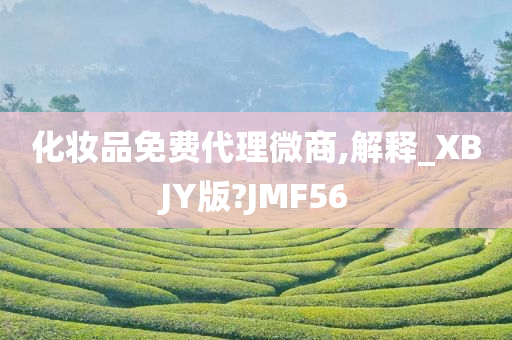 化妆品免费代理微商,解释_XBJY版?JMF56