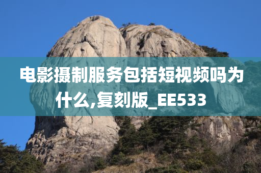 电影摄制服务包括短视频吗为什么,复刻版_EE533