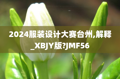 2024服装设计大赛台州,解释_XBJY版?JMF56