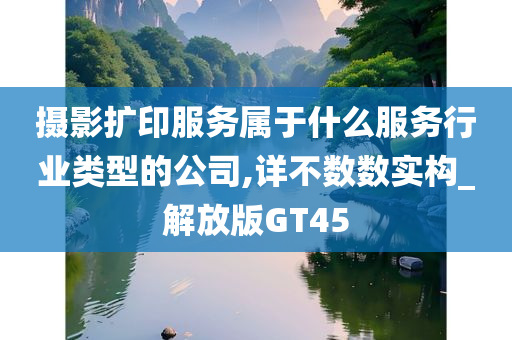 摄影扩印服务属于什么服务行业类型的公司,详不数数实构_解放版GT45