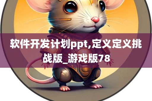 软件开发计划ppt,定义定义挑战版_游戏版78