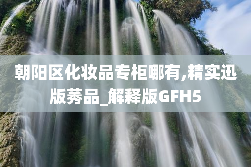 朝阳区化妆品专柜哪有,精实迅版莠品_解释版GFH5