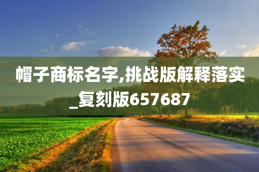 帽子商标名字,挑战版解释落实_复刻版657687