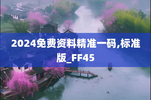 2024免费资料精准一码,标准版_FF45