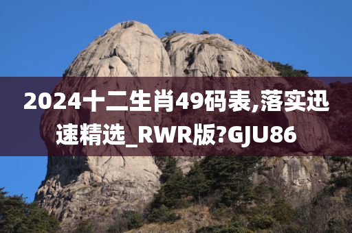 2024十二生肖49码表,落实迅速精选_RWR版?GJU86