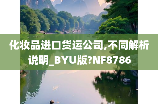 化妆品进口货运公司,不同解析说明_BYU版?NF8786