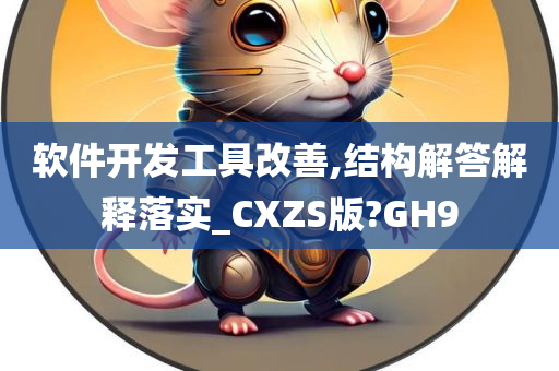 软件开发工具改善,结构解答解释落实_CXZS版?GH9