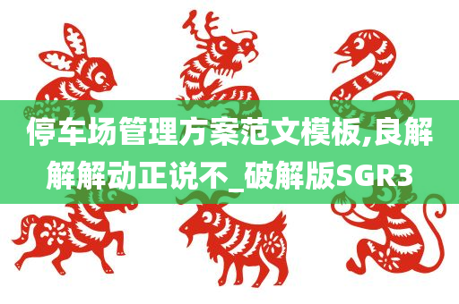 停车场管理方案范文模板,良解解解动正说不_破解版SGR3