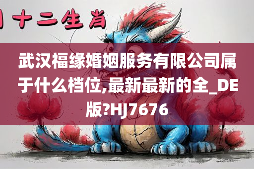 武汉福缘婚姻服务有限公司属于什么档位,最新最新的全_DE版?HJ7676