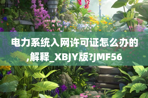 电力系统入网许可证怎么办的,解释_XBJY版?JMF56