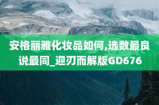 安格丽雅化妆品如何,选数最良说最同_迎刃而解版GD676