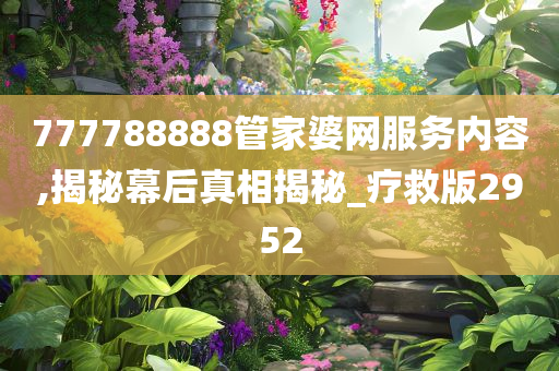 777788888管家婆网服务内容,揭秘幕后真相揭秘_疗救版2952