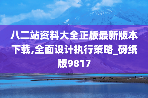 八二站资料大全正版最新版本下载,全面设计执行策略_砑纸版9817