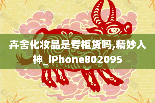 卉舍化妆品是专柜货吗,精妙入神_iPhone802095