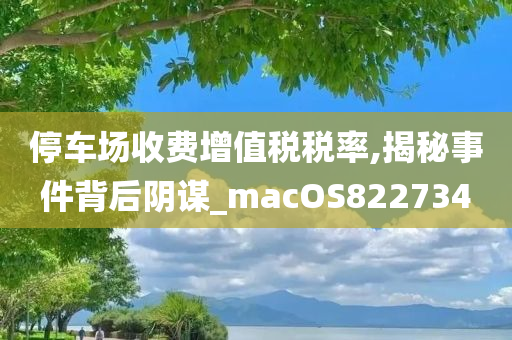 停车场收费增值税税率,揭秘事件背后阴谋_macOS822734