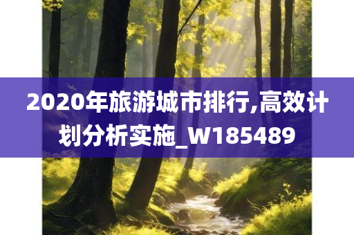 2020年旅游城市排行,高效计划分析实施_W185489