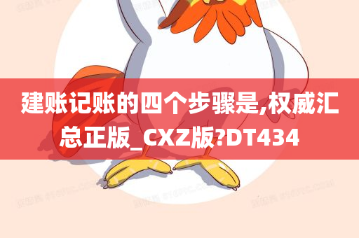 建账记账的四个步骤是,权威汇总正版_CXZ版?DT434