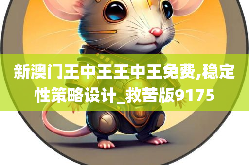 新澳门王中王王中王免费,稳定性策略设计_救苦版9175