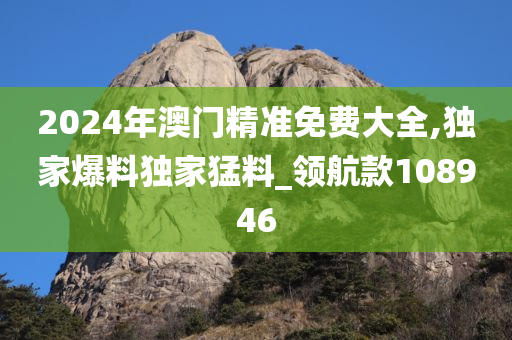 2024年澳门精准免费大全,独家爆料独家猛料_领航款108946