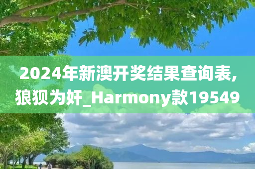 2024年新澳开奖结果查询表,狼狈为奸_Harmony款195490