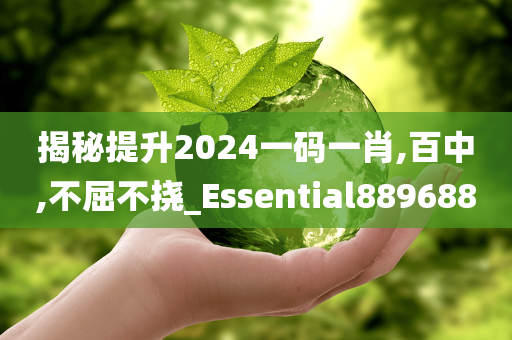 揭秘提升2024一码一肖,百中,不屈不挠_Essential889688