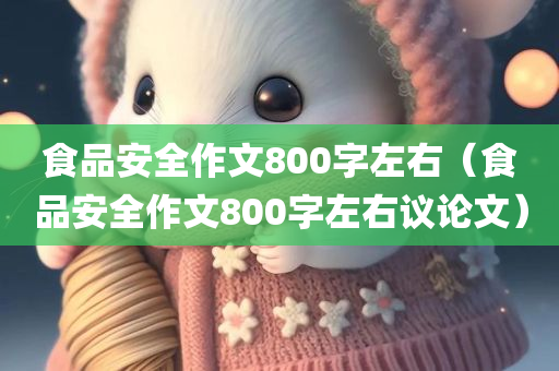 食品安全作文800字左右（食品安全作文800字左右议论文）