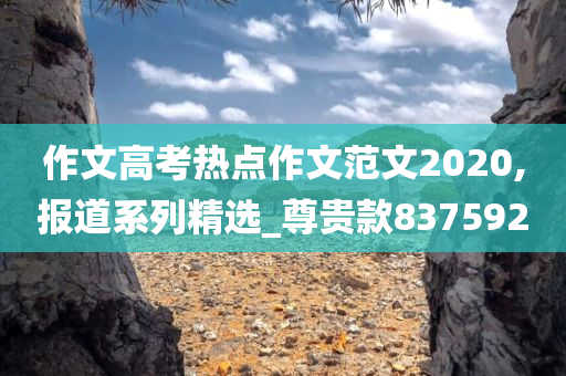 作文高考热点作文范文2020,报道系列精选_尊贵款837592