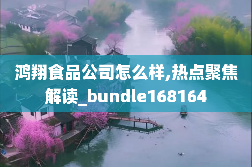 鸿翔食品公司怎么样,热点聚焦解读_bundle168164