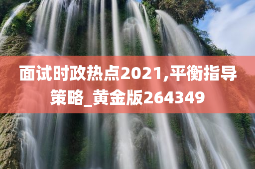 面试时政热点2021,平衡指导策略_黄金版264349