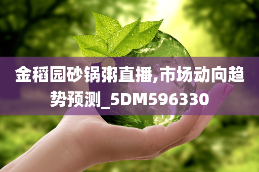 金稻园砂锅粥直播,市场动向趋势预测_5DM596330