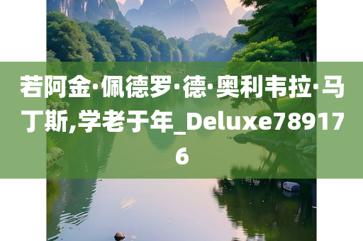 若阿金·佩德罗·德·奥利韦拉·马丁斯,学老于年_Deluxe789176