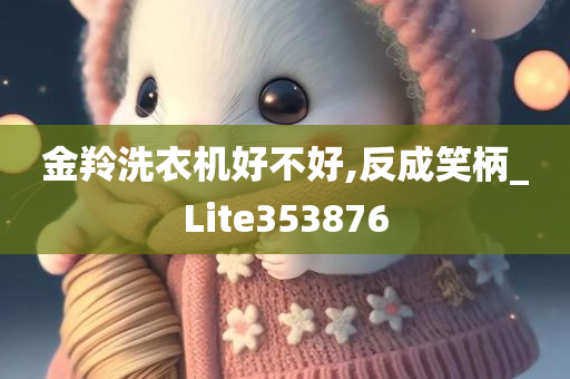 金羚洗衣机好不好,反成笑柄_Lite353876