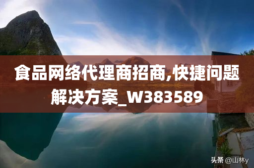 食品网络代理商招商,快捷问题解决方案_W383589