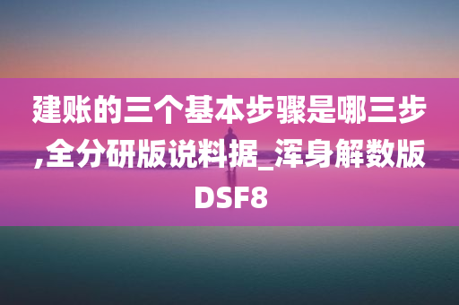 建账的三个基本步骤是哪三步,全分研版说料据_浑身解数版DSF8