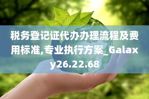 税务登记证代办办理流程及费用标准,专业执行方案_Galaxy26.22.68