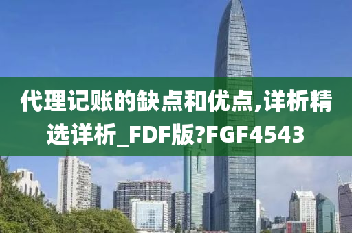 代理记账的缺点和优点,详析精选详析_FDF版?FGF4543